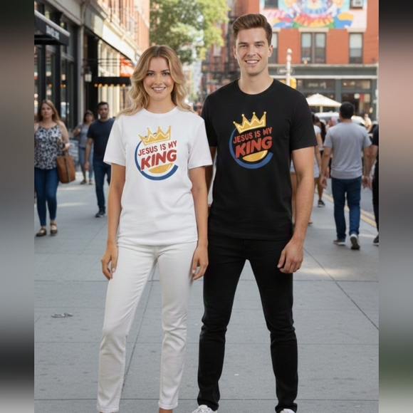 Graphic T-Shirt JESUS IS MY KING Unisex - Picture 6 of 6